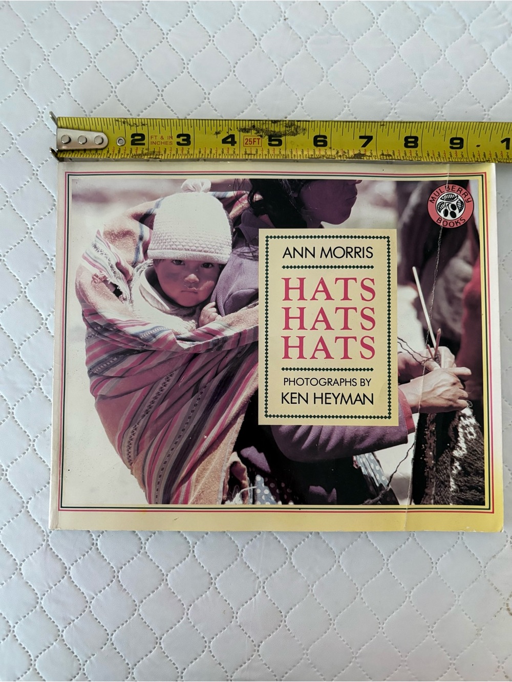 Hats Hats Hats by Ann Morris - Vintage Photography Book